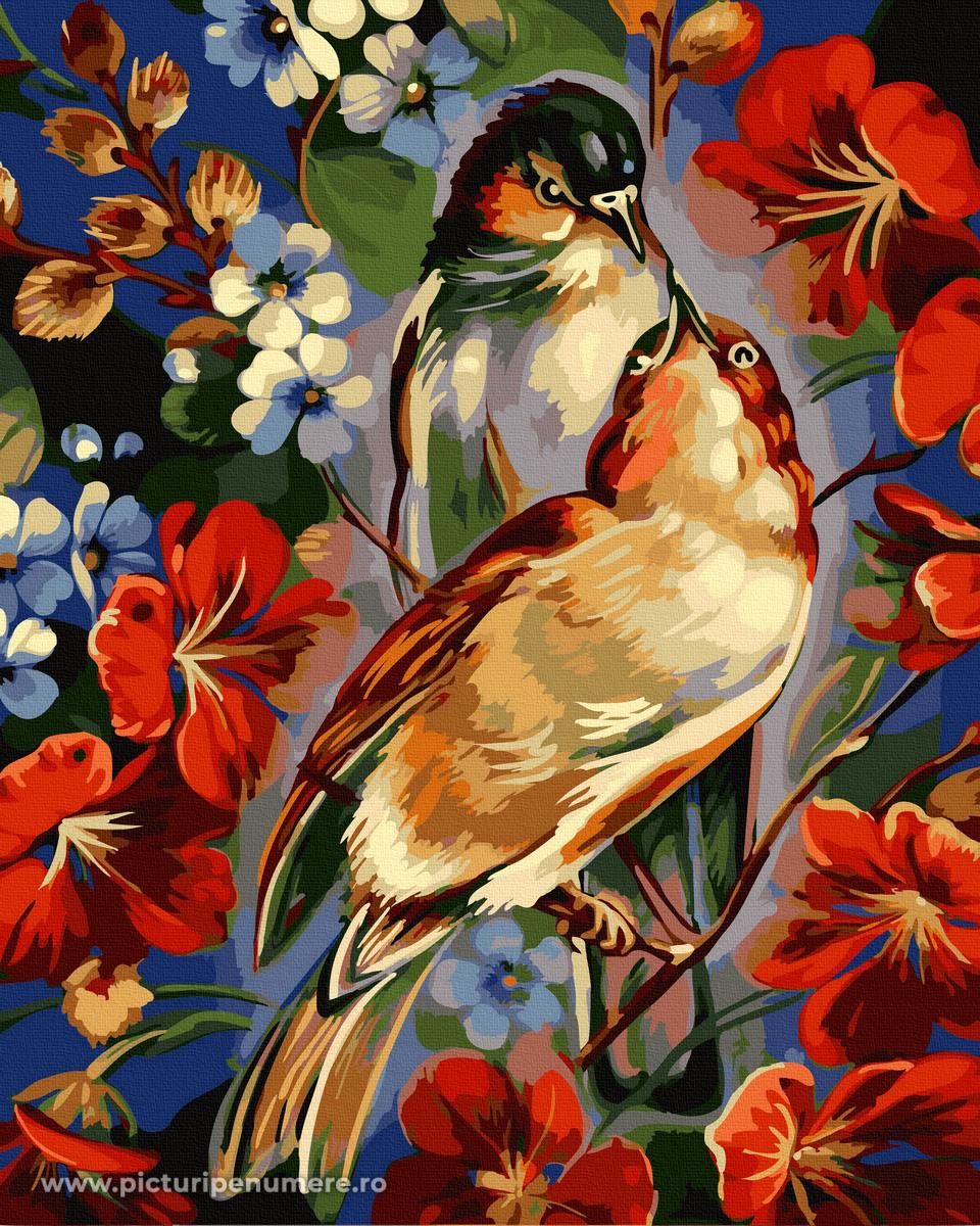 Картины птички с цветами. Райские птицы живопись. Птицы в цветах в живописи. Картина птички. Красивые картины с птицами.